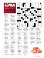 Magazine page image for crossword
