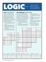 Magazine page image for Logic puzzle